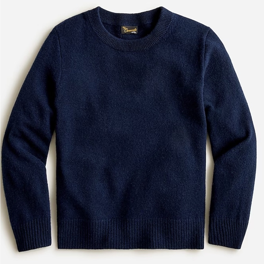 Crewcuts Kids' cashmere crewneck sweater XS (4/5) navy blue